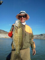 Mike Torres caught a 6 lb.7 oz. Small Mouth Lake Record!!!